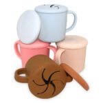 Baby Feeding Set Bpa Free Silicone Bib Spoon Teether Pacifier Training Drinking Cup Suction Bowl Plate Snack Cup - Image 6